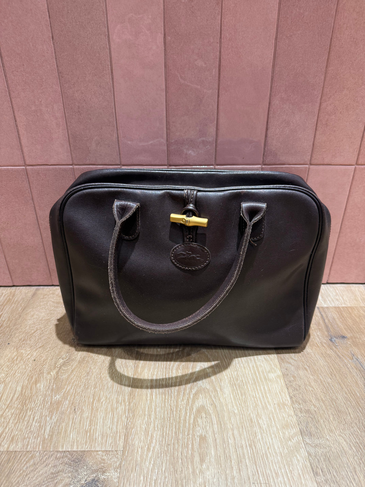Sac Longchamp marron vintage