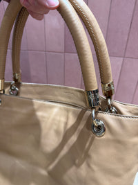 Sac cabas cuir camel Lancel
