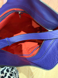 Sac lancel violet en cuir 07/08