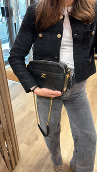 Sac caméra Chanel noir