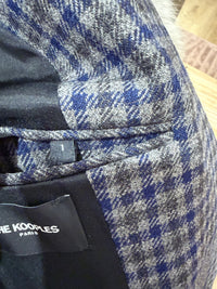 Manteau long gris et bleu The Kooples T.S 27/10