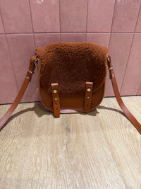 Sac camel effet moumoute Craie 28/08