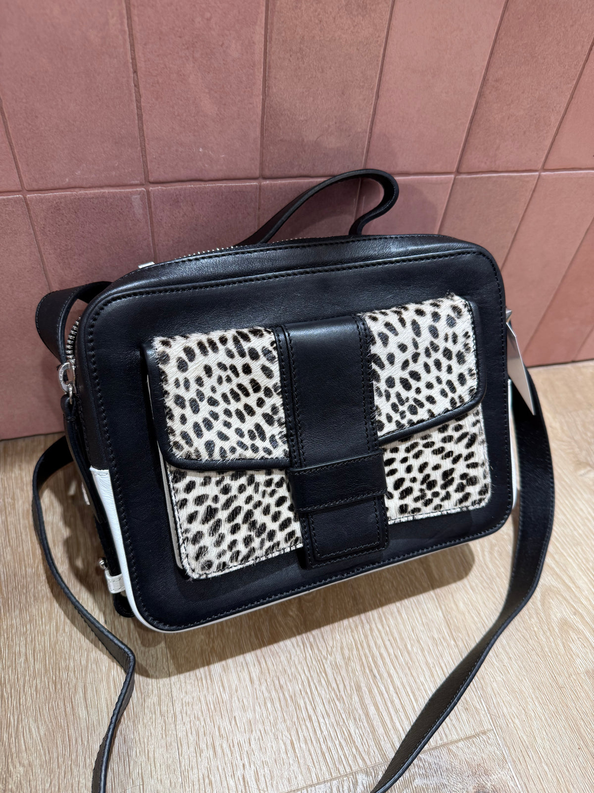 Sandro - Sac - Blanc et noir - T.TU