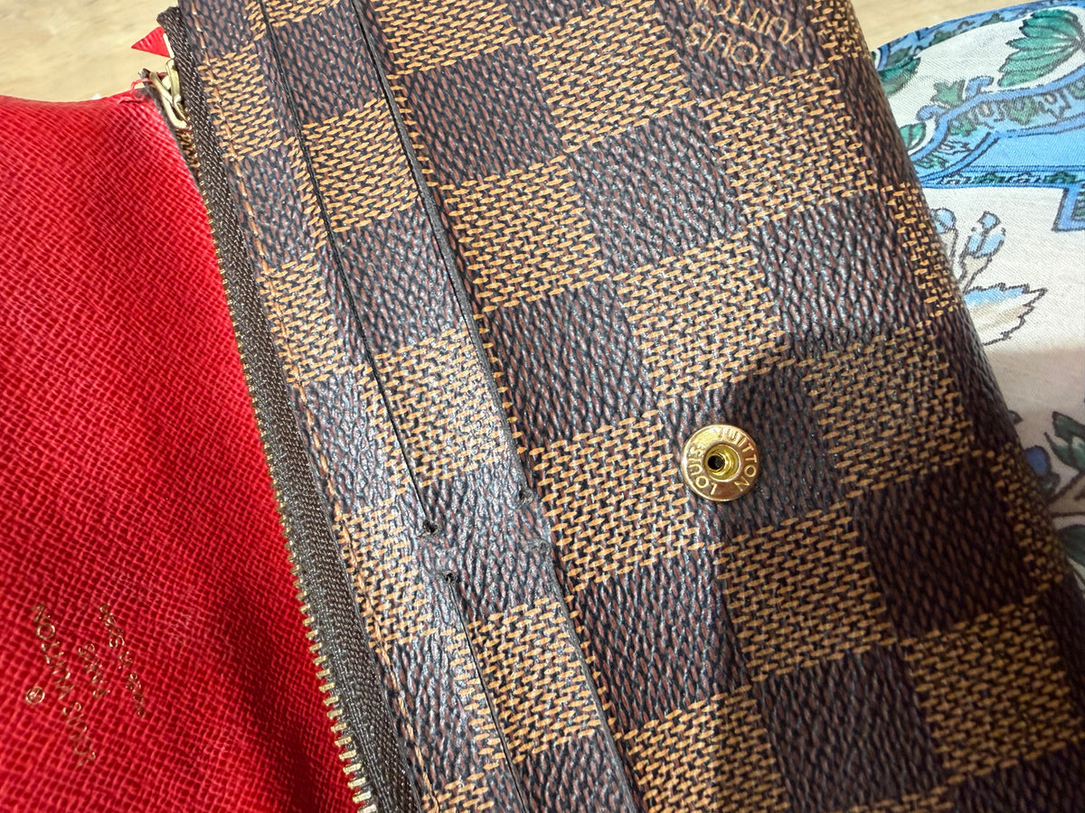 Louis Vuitton Portefeuille Émilie Damier Ébène 28/07