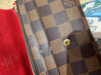 Louis Vuitton Portefeuille Émilie Damier Ébène 28/07