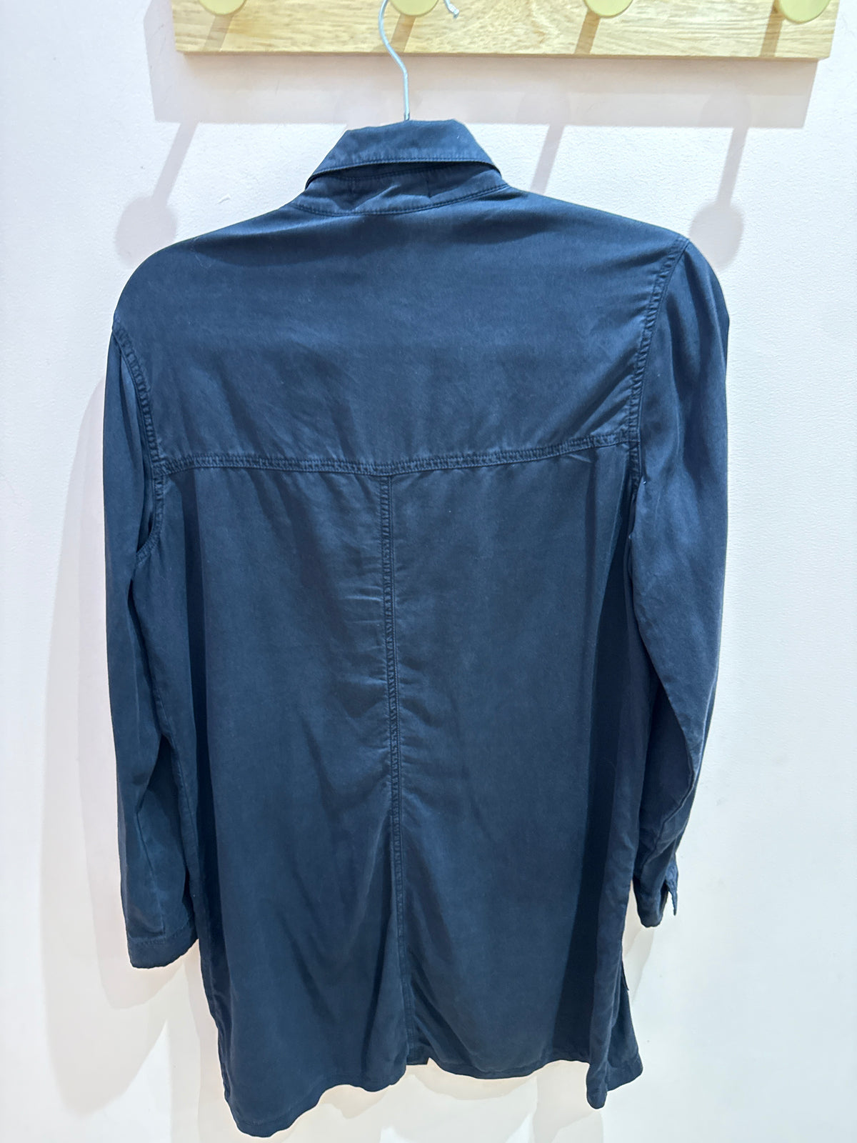 Robe manches longues bohème Zapa noire unie T.40