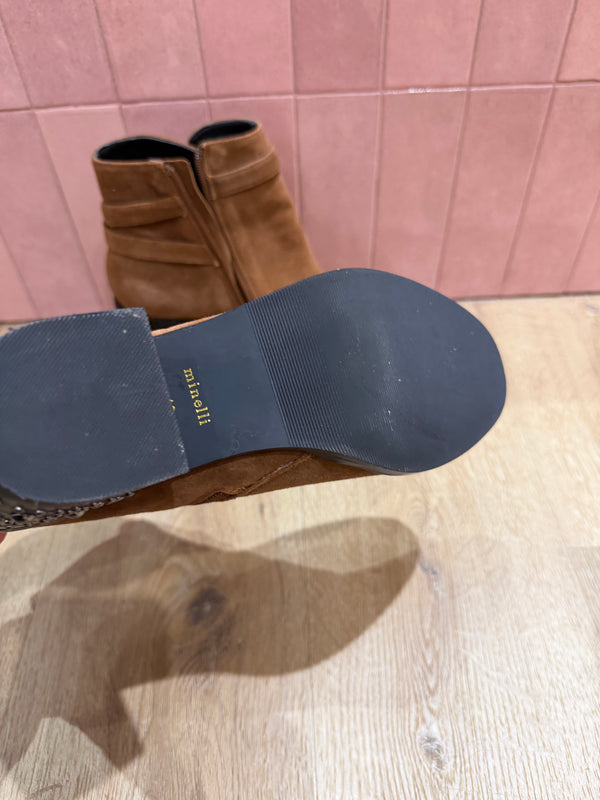 Bottines Minelli t.40 Camel 07/10