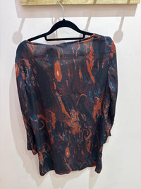 Robe La Fée Maraboutée marron et noir T.M