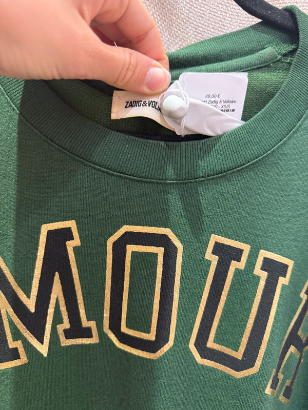 T-shirt vert Zadig & Voltaire - vert - T.XS/S 08/06