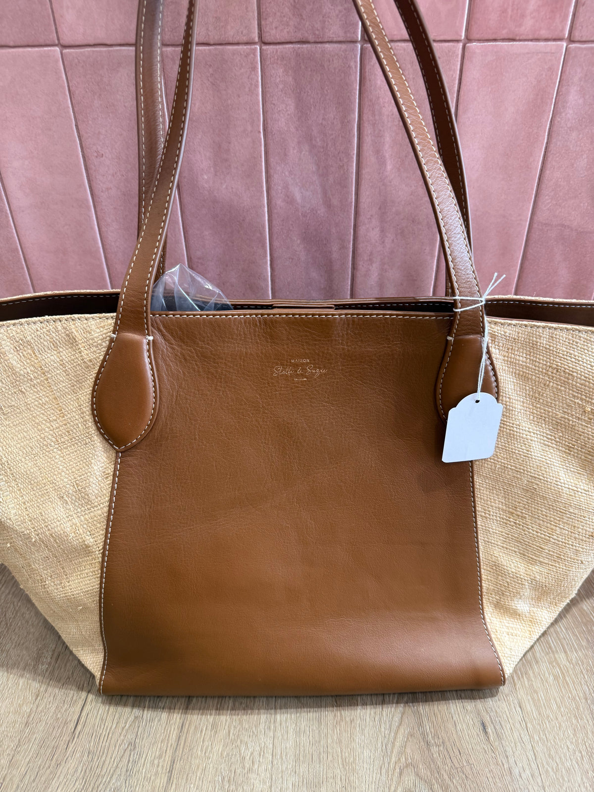 Sac paille marron Stella & Suzie TU 20/06