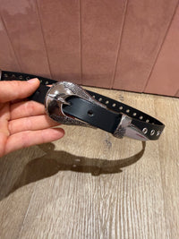 Ceinture noir cuir The Kooples T.M 30/05