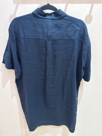 robe en lin bleu marine gant Taille 40