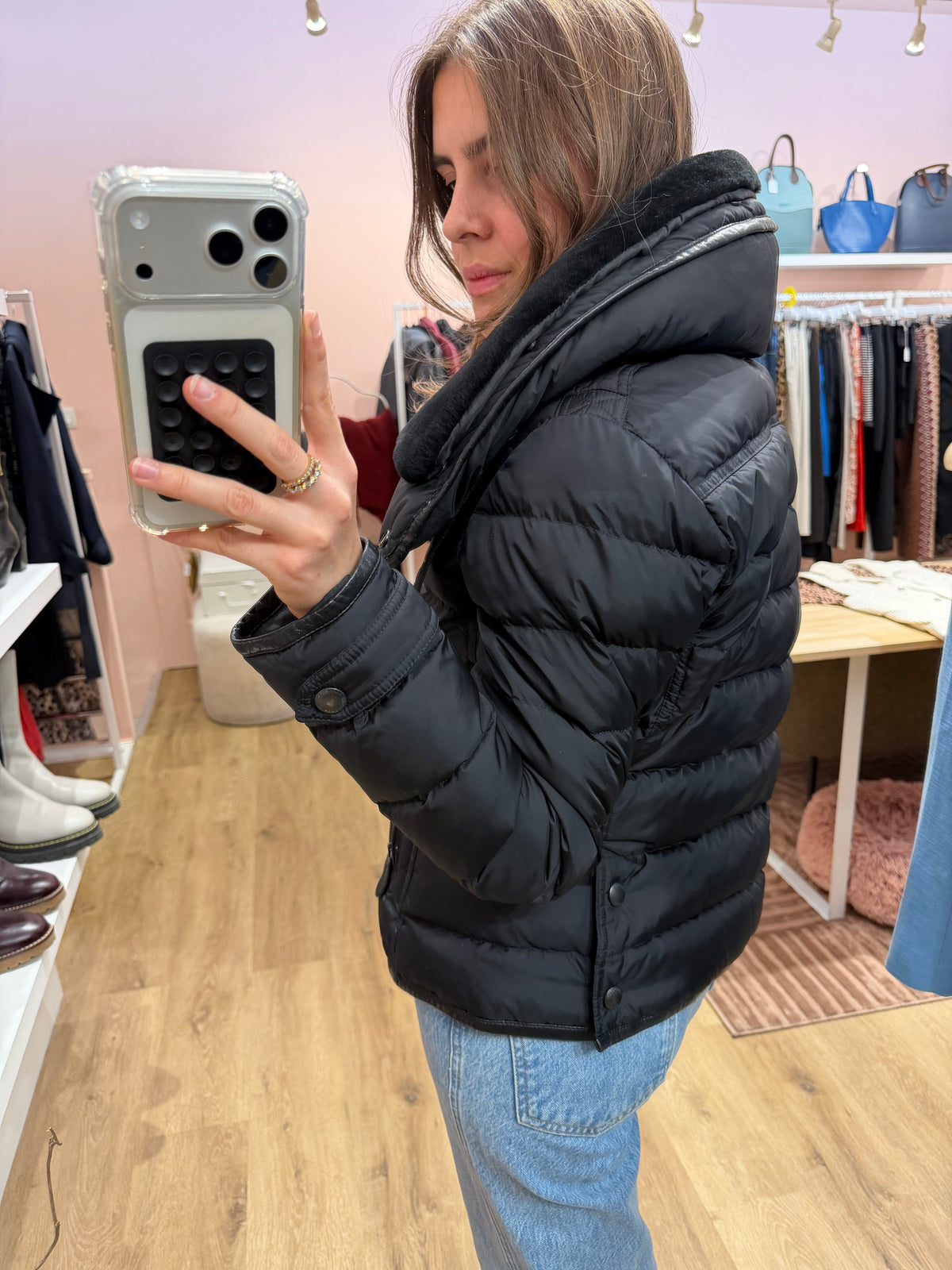 Doudoune noire Burberry T.M 17/09