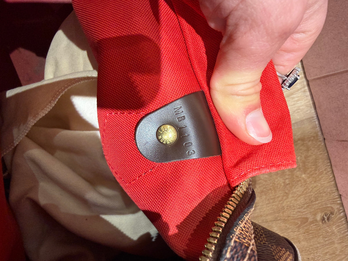 Sac speedy damier ébène Louis Vuitton taille 30