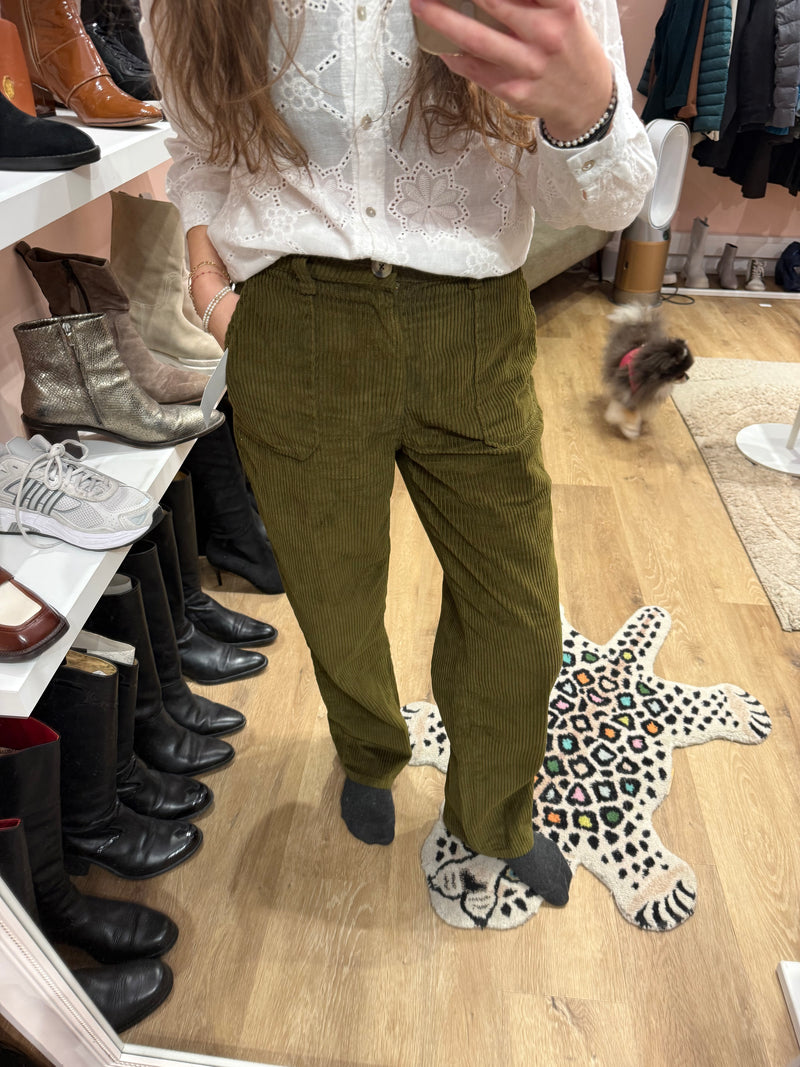 La Petite Étoile - Vert velours - T.40 - Pantalon