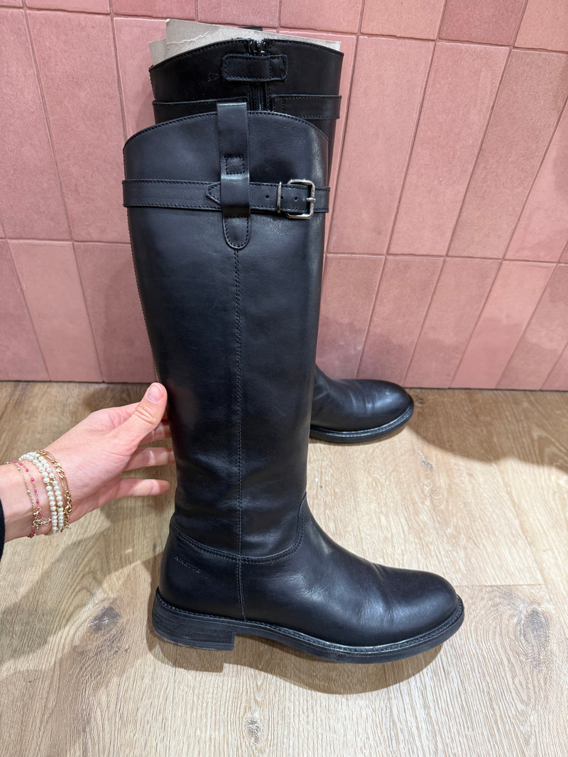 Bottes ninette taille 38 cuir noir