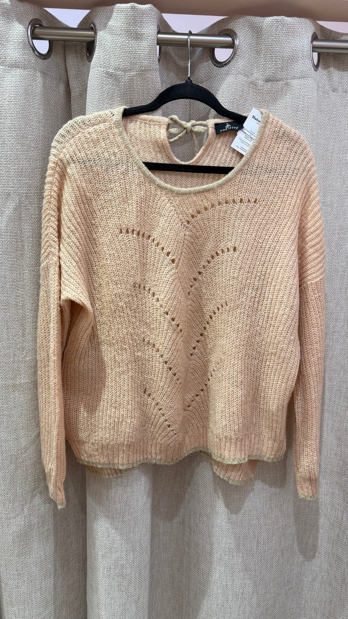 Pull rose poudre One Step T.M/L