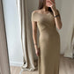 Robe dorée Morgan T.S