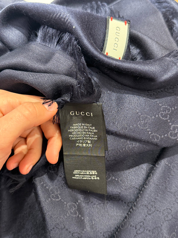 Étole laine et soie Gucci