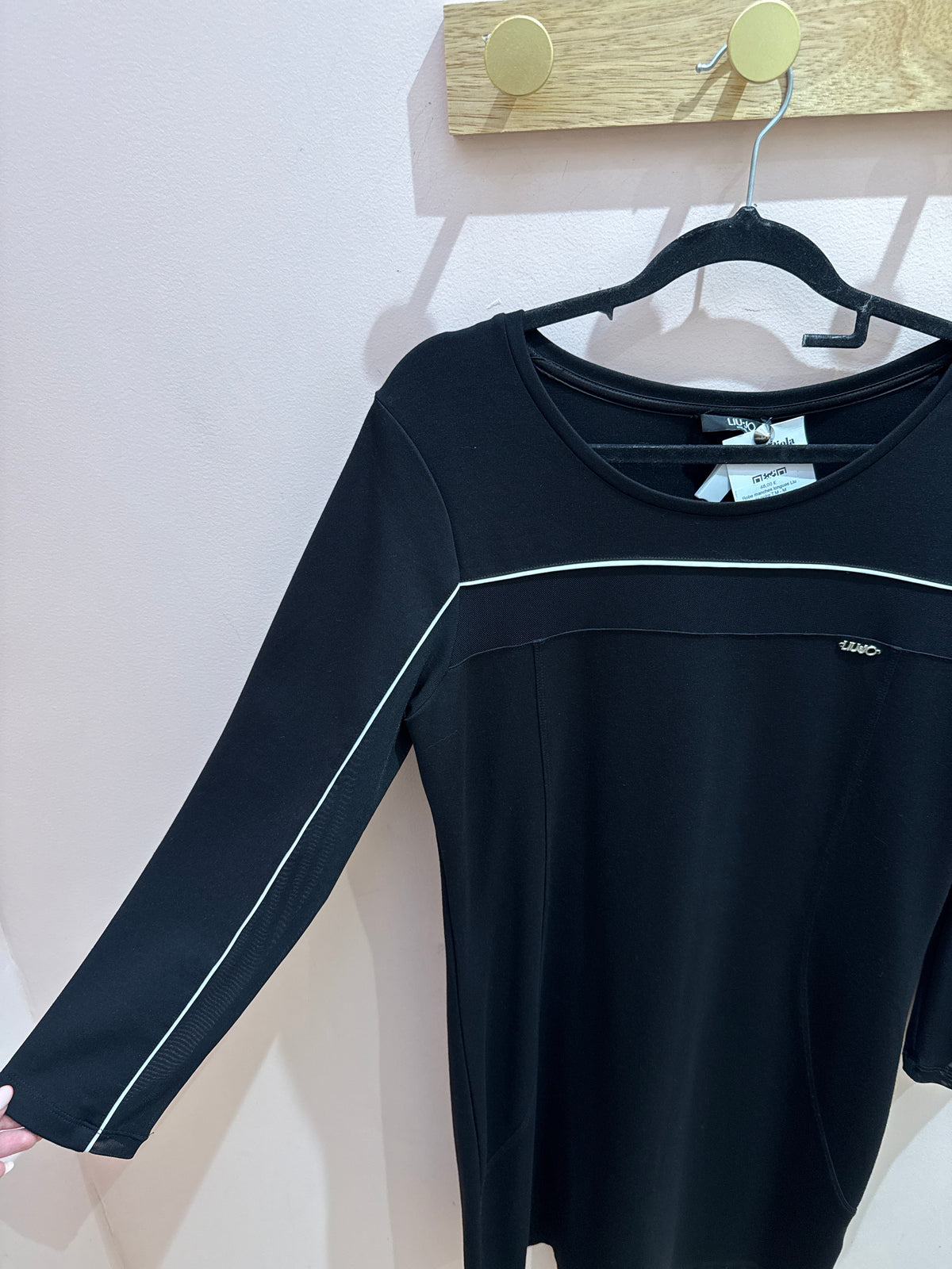 Robe manches longues Liu Jo noire T.M