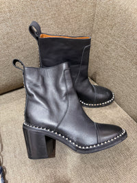 Zadig & Voltaire - Bottines noires à talons - T.37 01/09