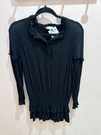 Ba&sh - Robe noire courte ML - T.M