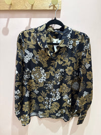 Momoni Noire T.XL - Chemise soie