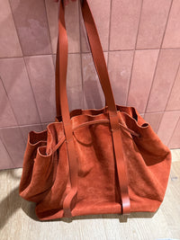 Sac rouge en daim Comptoir des Cotonniers T.TU