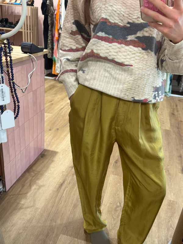 Pantalon Vert Hélène T.M 07/06