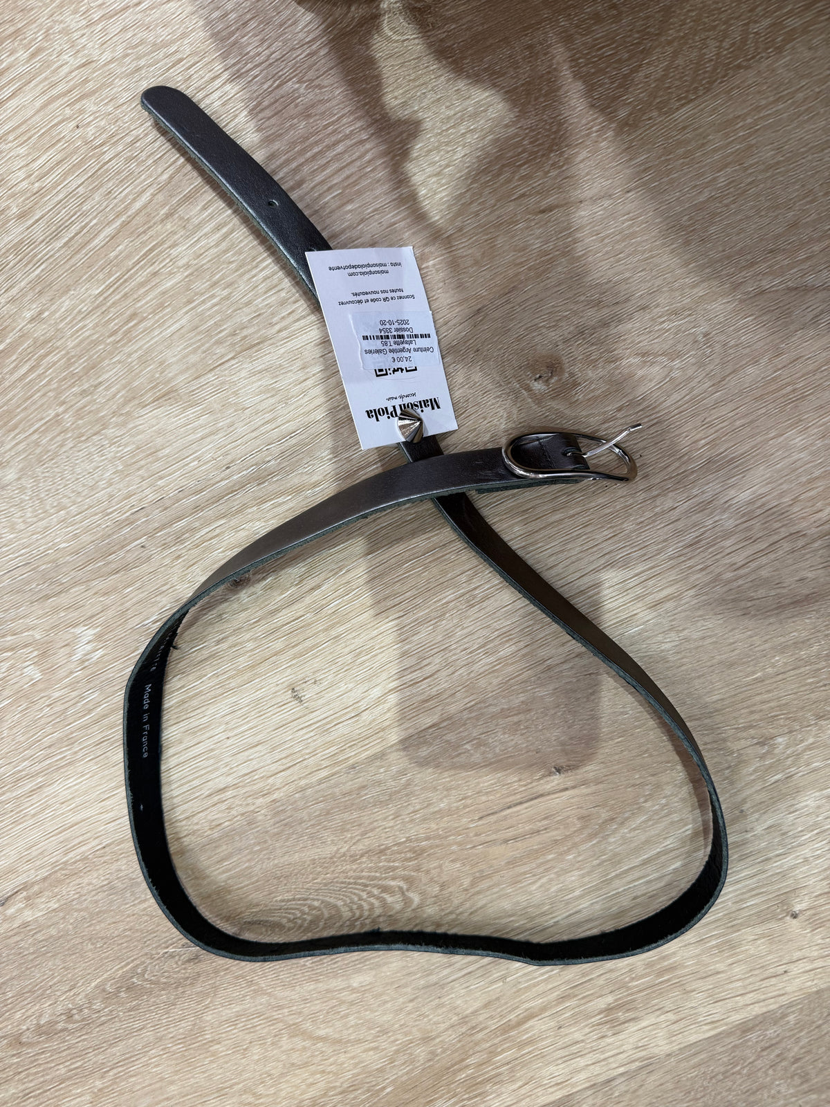 Ceinture Argentée Galeries Lafayette T.85