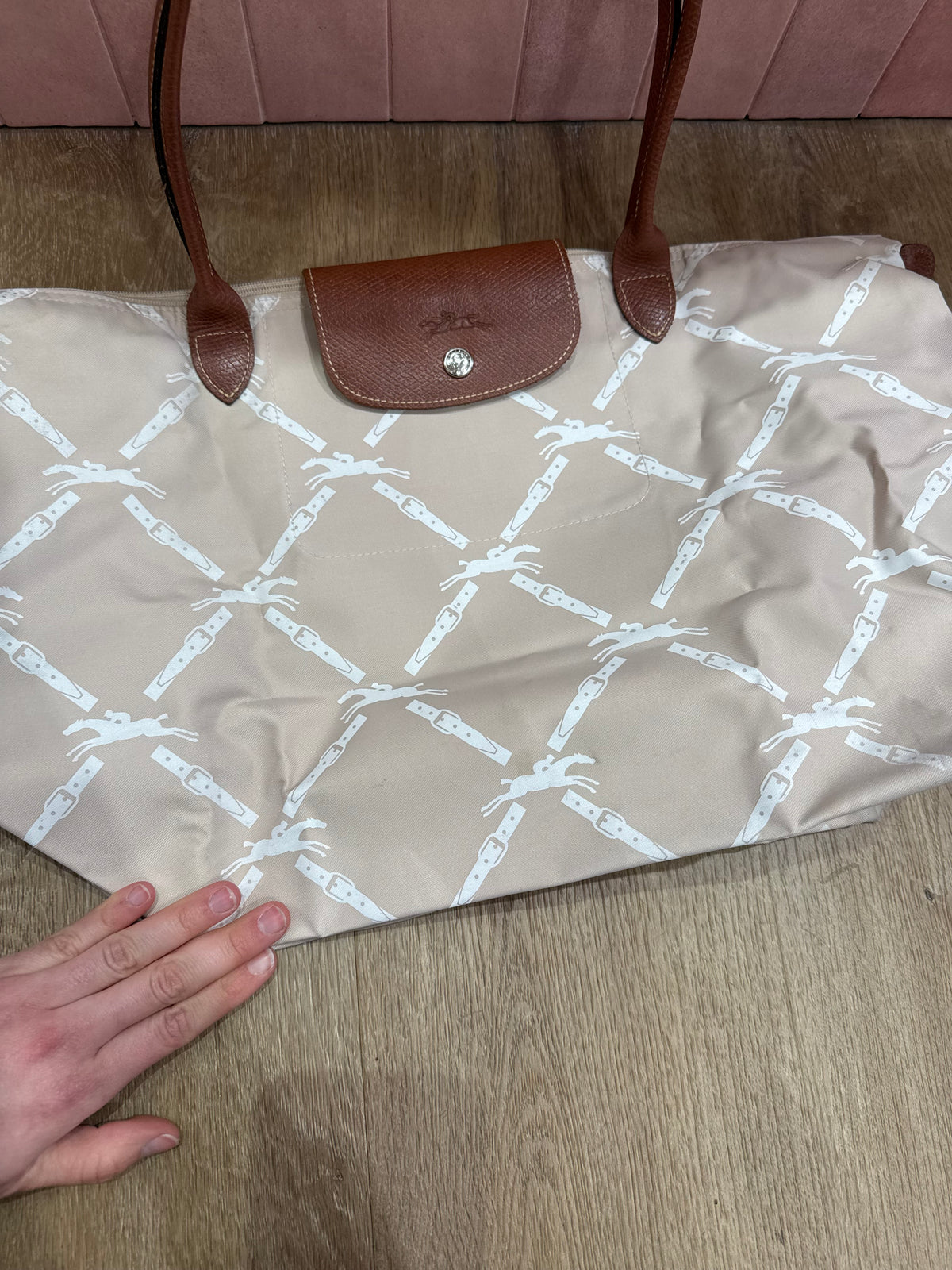 Sac beige Longchamp