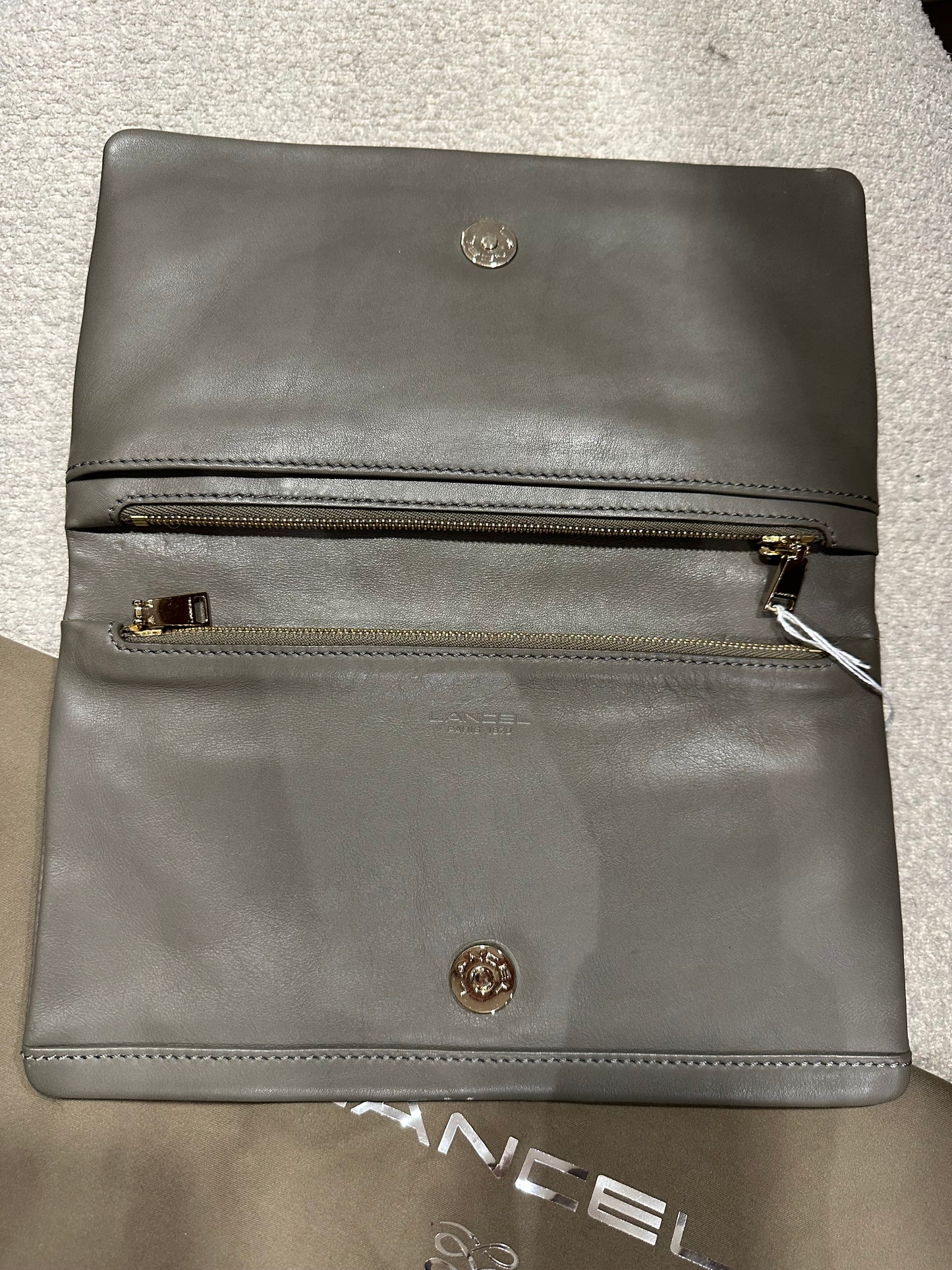 Pochette lancel cuir