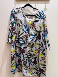 Robe La Fée Maraboutée rose et bleue T.46