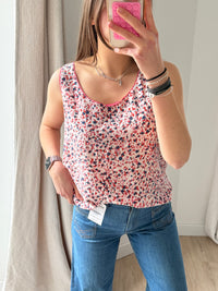 Débardeur Gérard Darel rose et blanc T.40