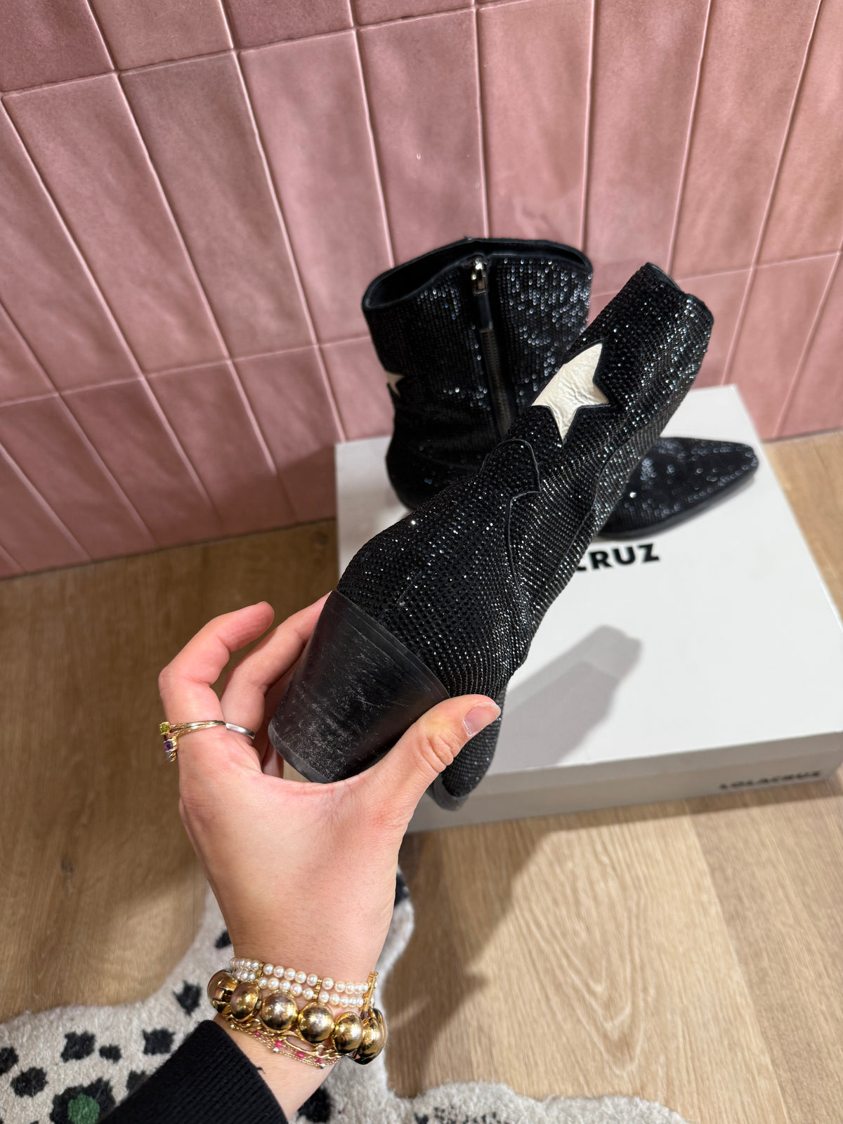 Bottines lolacruz noires T.38