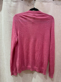 Bompard Twin-set gilet rose cachemire 20/07
