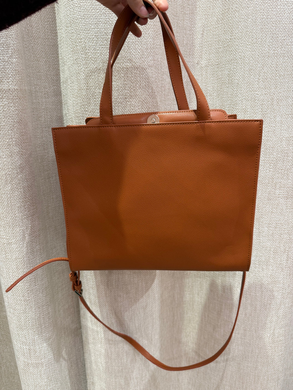 Sac marron cuir Les Georgettes