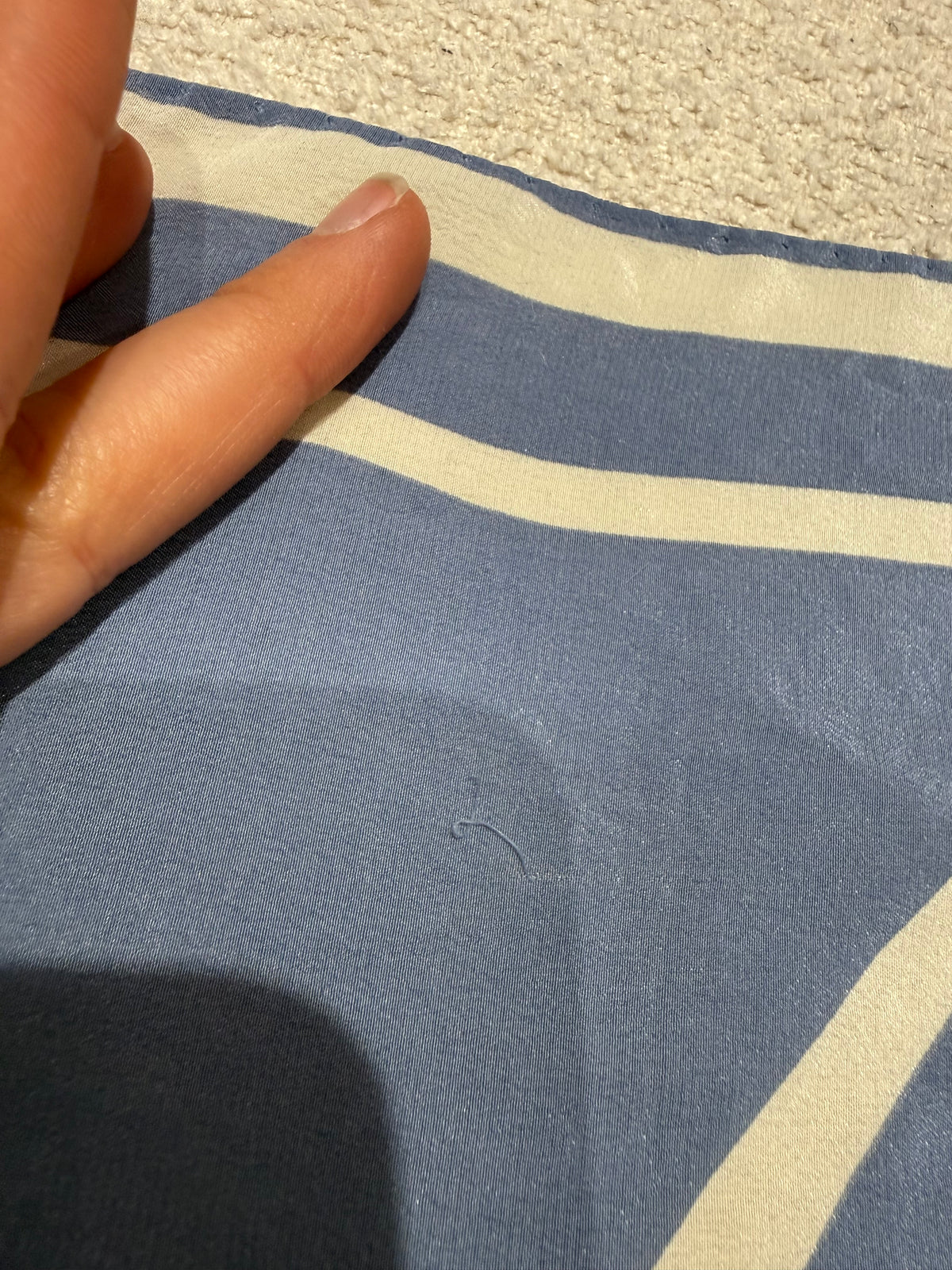 Foulard Moschino bleu T.U soie