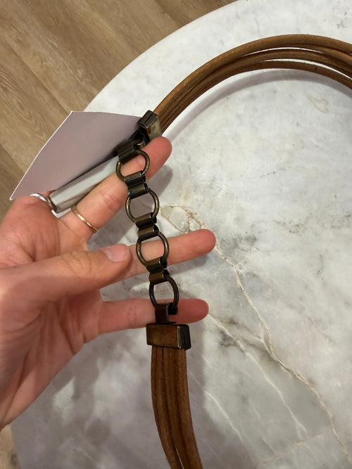 Ceinture en cuir T.75