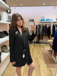 Blazer à strass Noir Pinko T.40 01/09