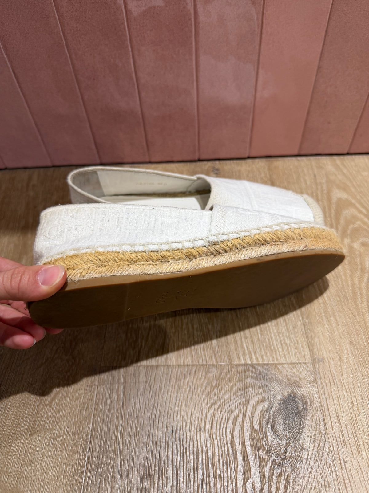 Espadrilles Dior T.38 17/09