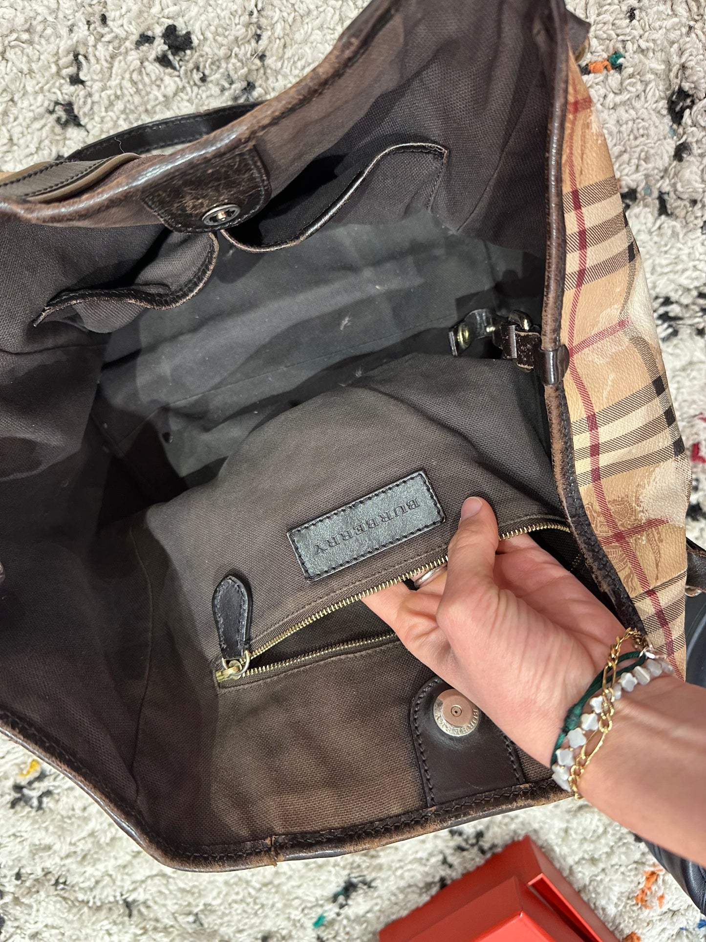 Sac Burberry vintage