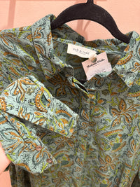 Indi & Cold Chemise Verte et marron T.36