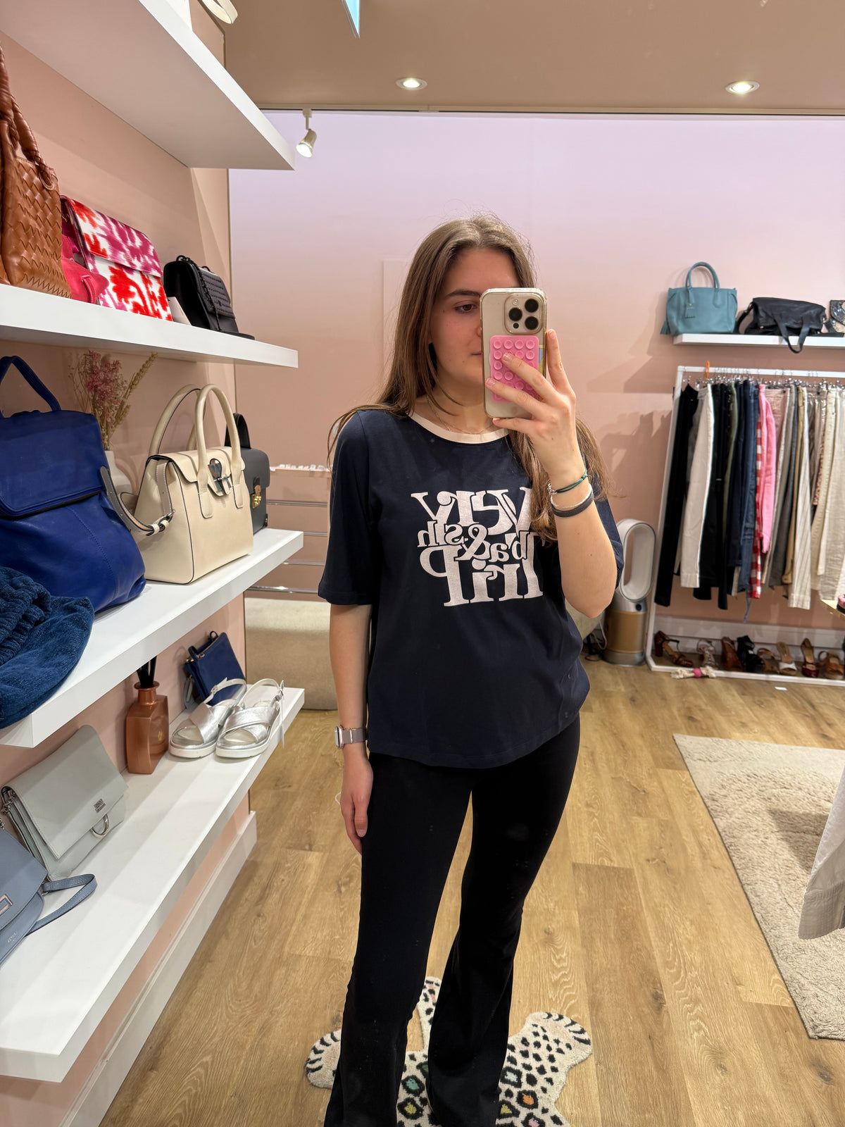 T-shirt bleu col blanc manches courtes ba&sh T.XS/S 31/05