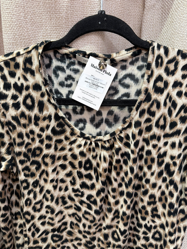 Blouse beige et noir Gérard Darel T.M