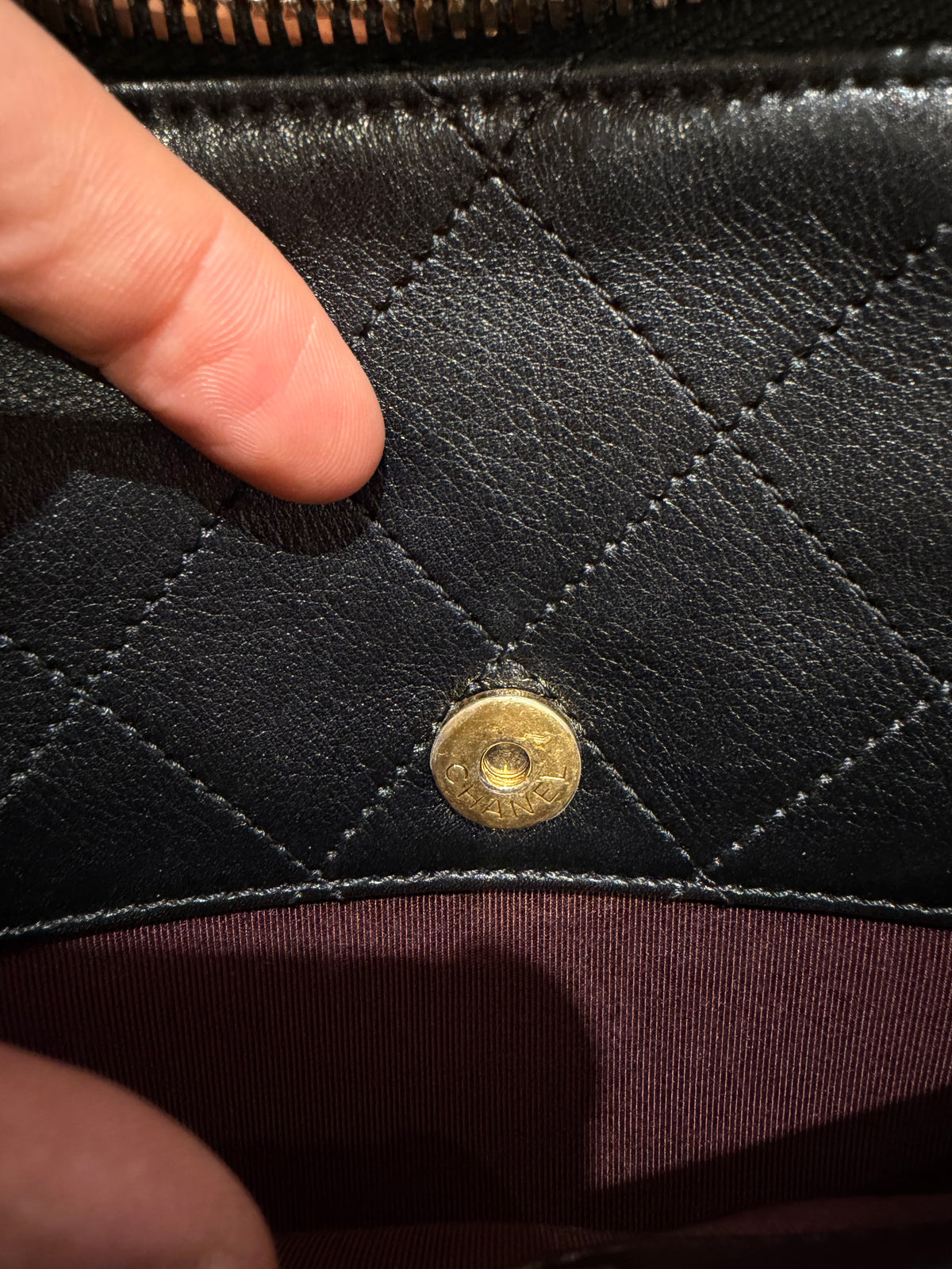 Sac caméra Chanel noir