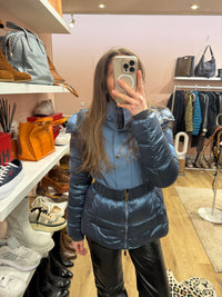 Doudoune bleue duvet Daniela - T.S