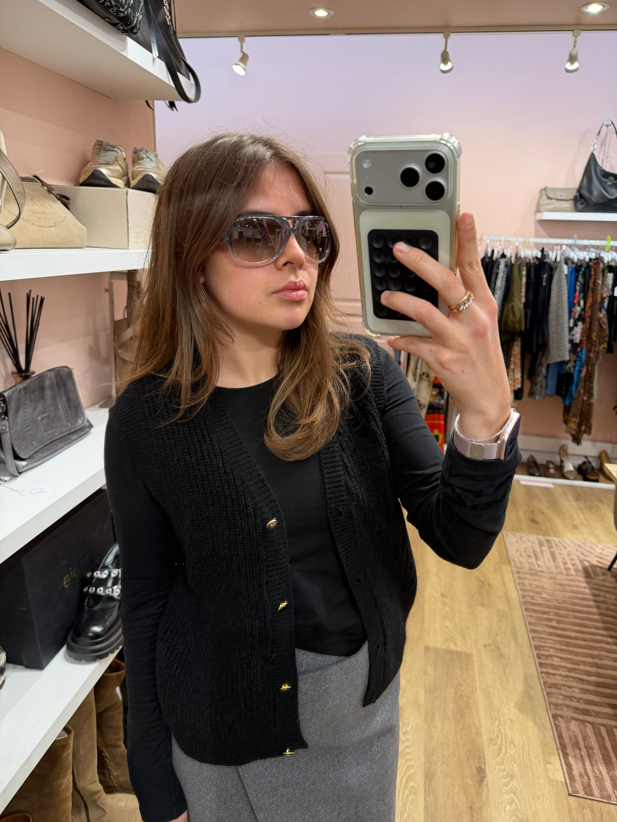 Gilet noir sans manches I.Code 13/10