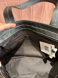 Sac noir lancel cuir grainé