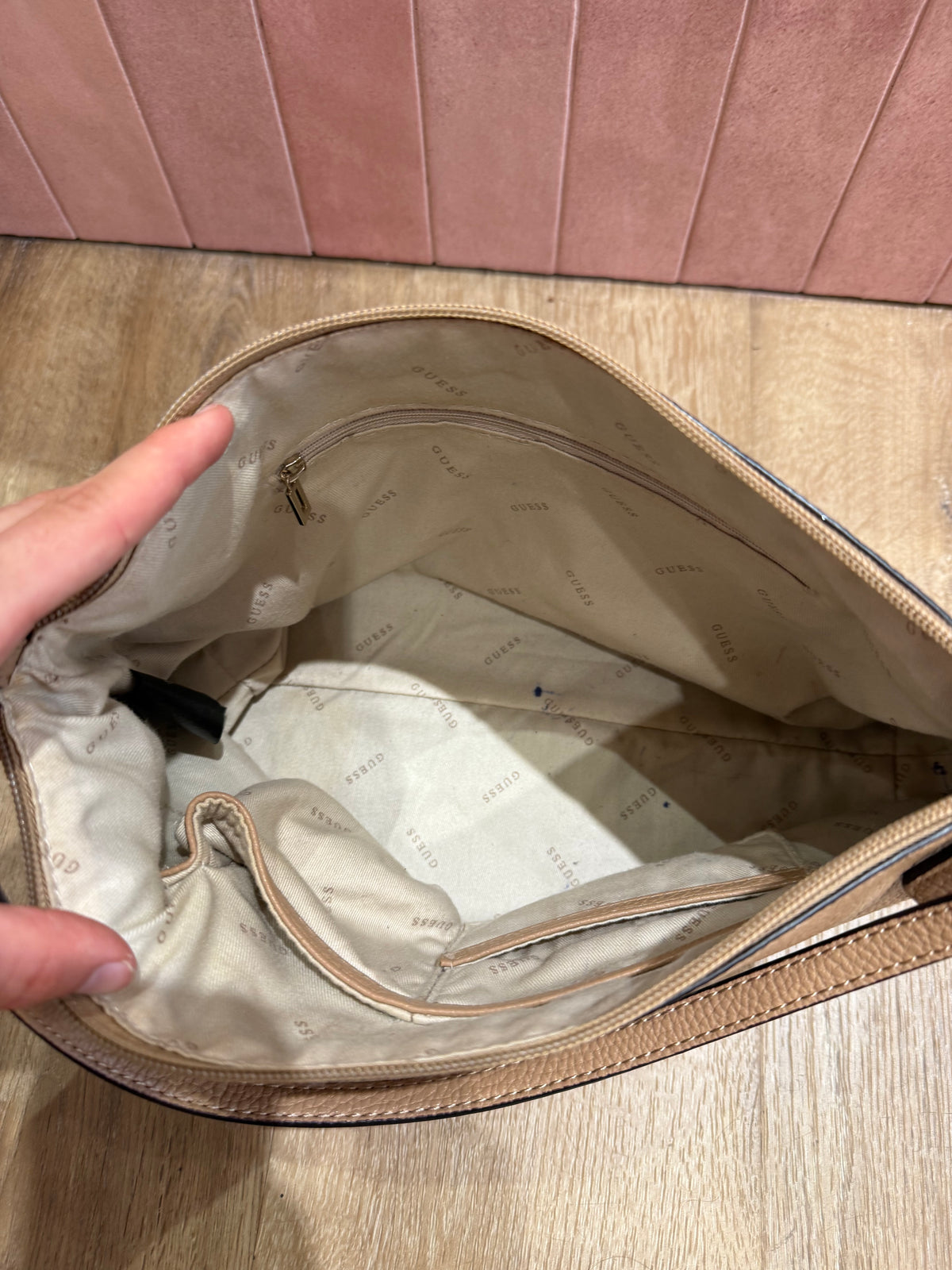 Sac beige Guess 30/06